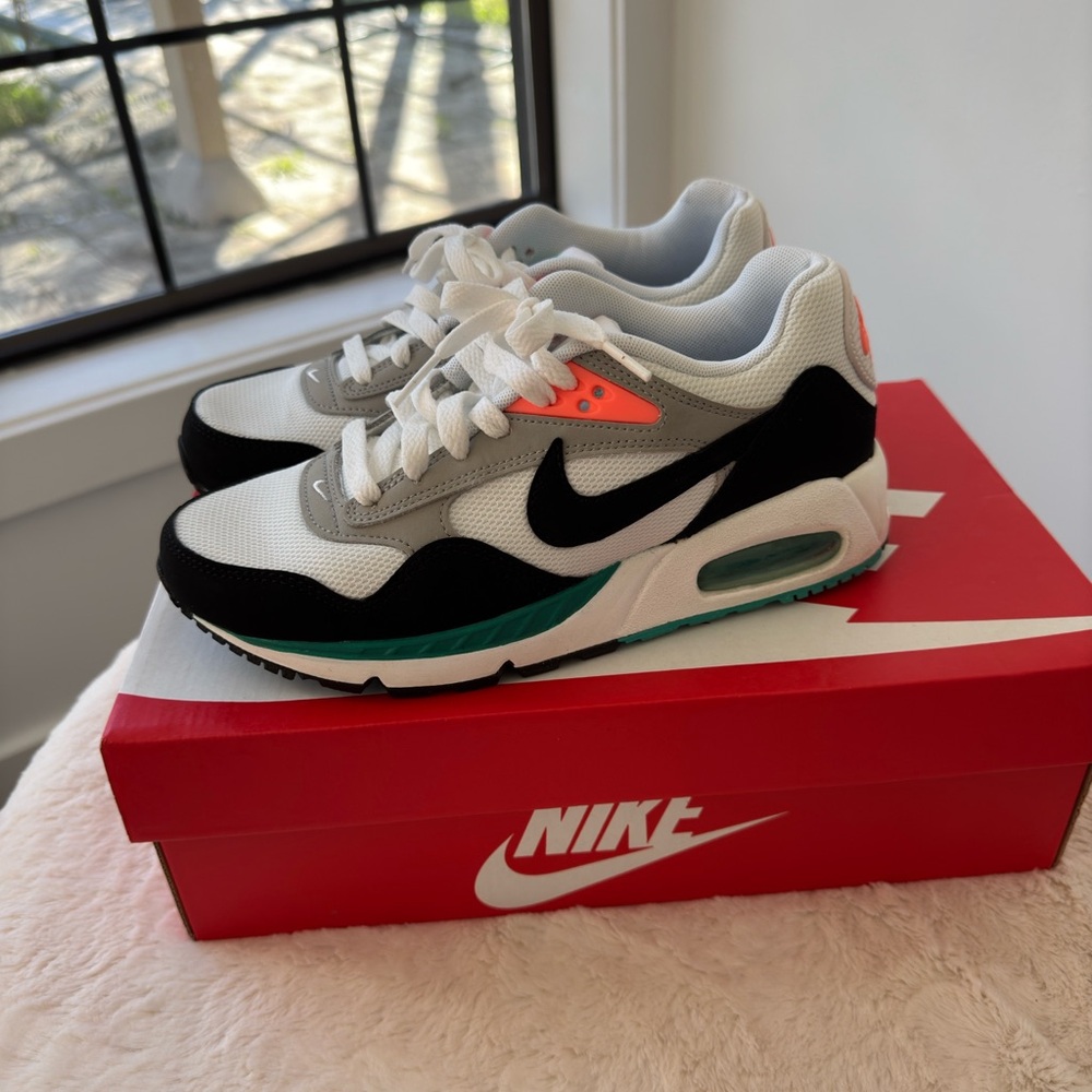 Nike Air Max - White, Black, and Teal Accents